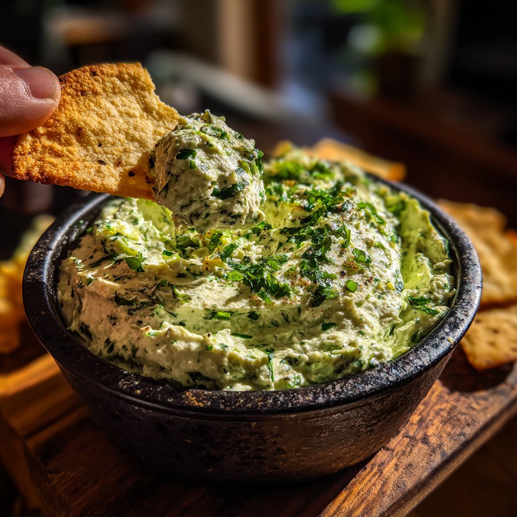 Green Goddess Cottage Cheese Dip