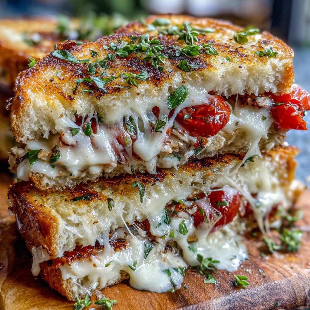 Turkey Caprese Paninis for Lunch