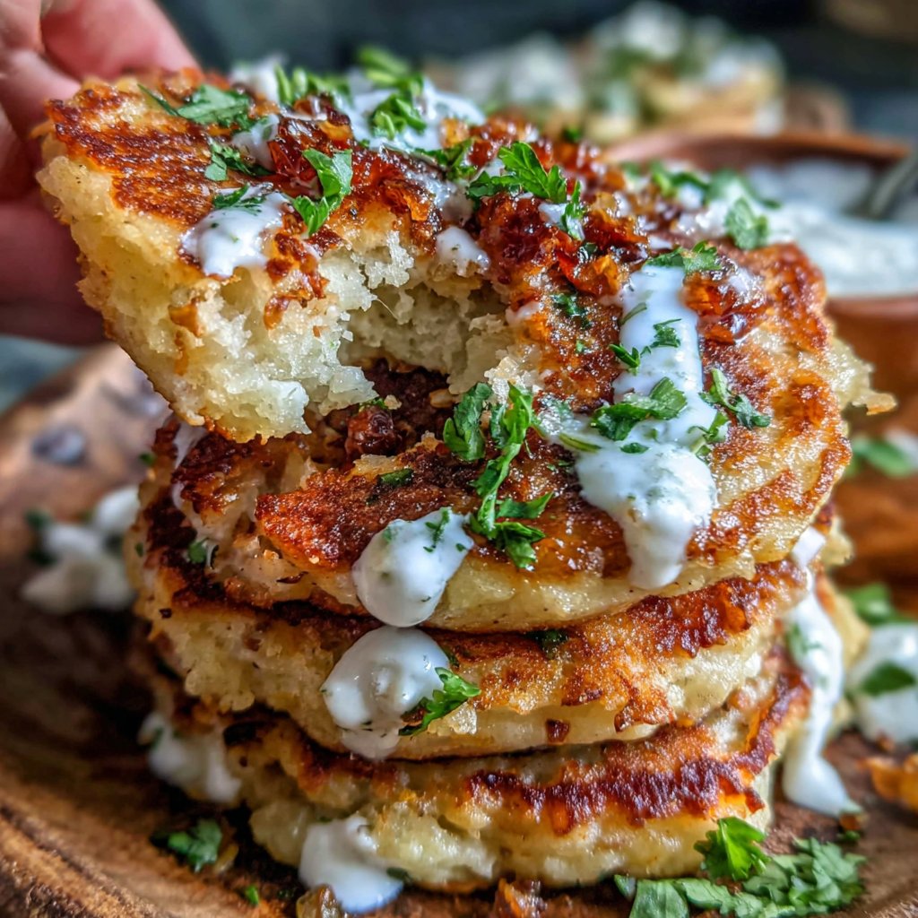 Energizing Savory Red Lentil Pancakes