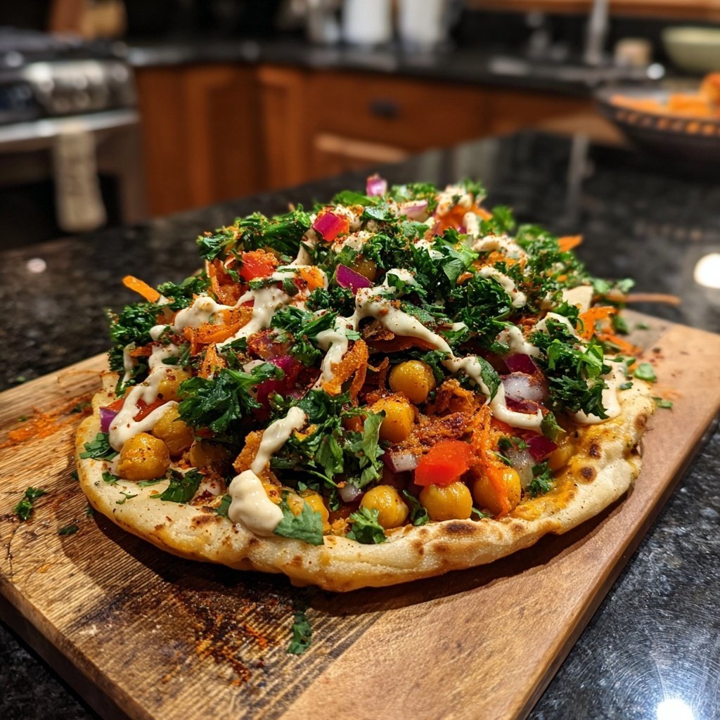 Mediterranean Chickpea Pita