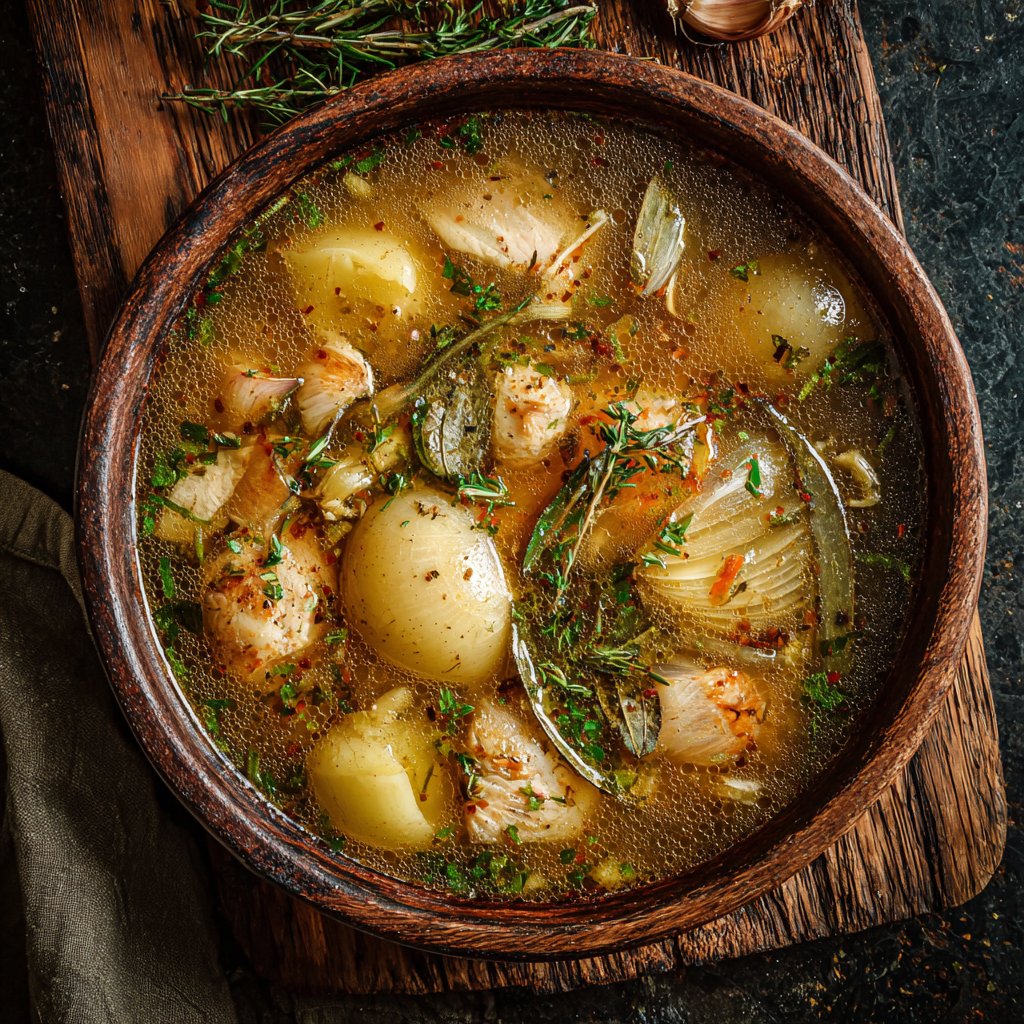 Garlic Herb Onion Boil