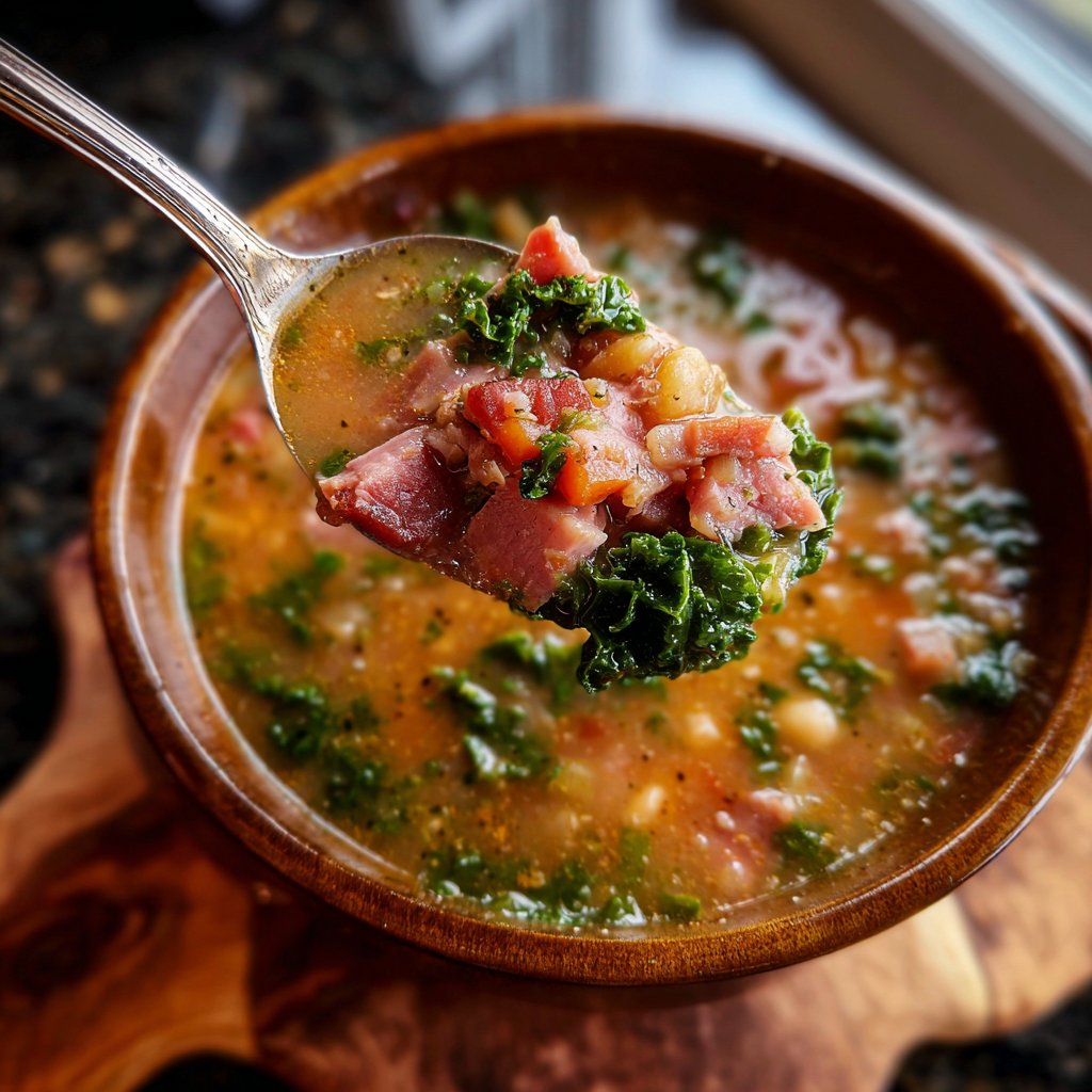 Hearty Winter Ham and Bean Soup
